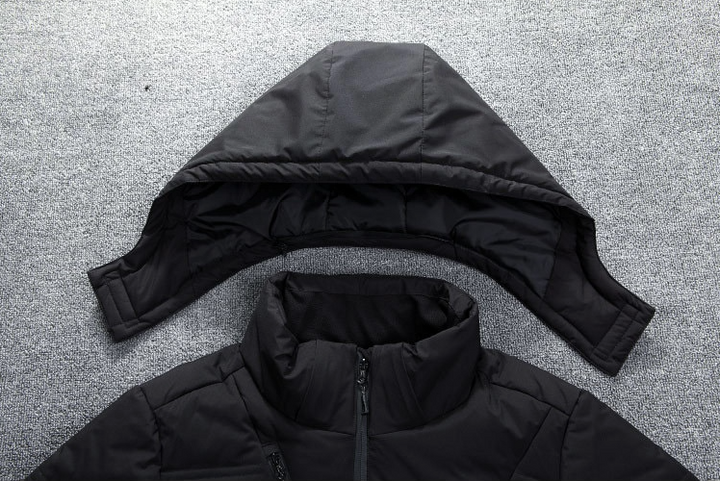 Extra warm Detachable jacket winter with hood