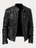Leather jacket - men's fashion