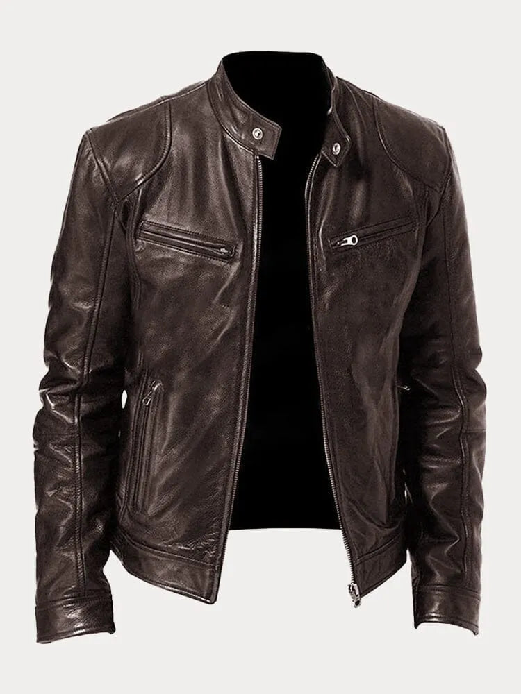 Leather jacket - men&