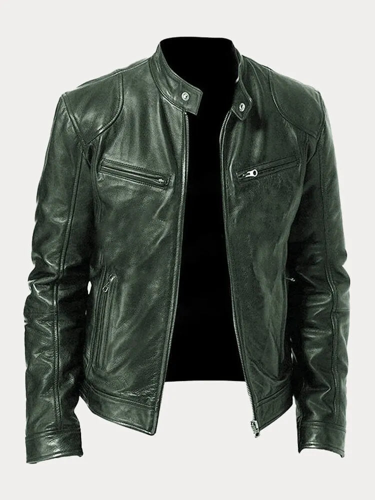 Leather jacket - men&