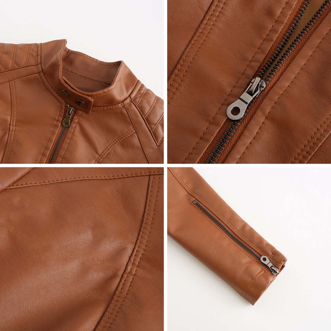 Leather jacket - Timeless Elegance