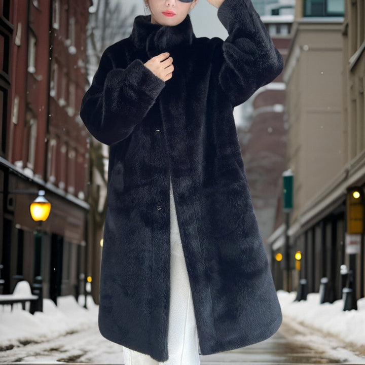 Luxurious winter coat with Fur