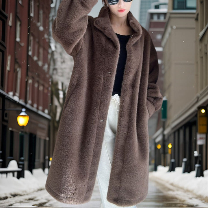 Luxurious winter coat with Fur