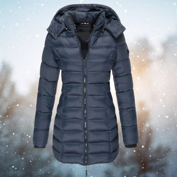 Elegant water-repellent winter jacket for women