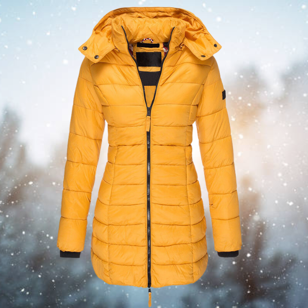 Elegant water-repellent winter jacket for women