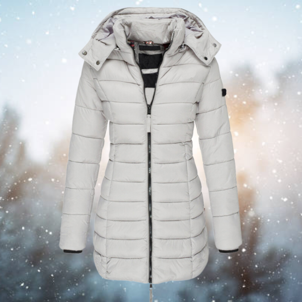 Elegant water-repellent winter jacket for women