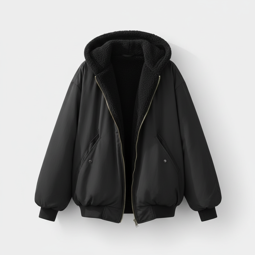 comfortable oversized jacket winter Women&