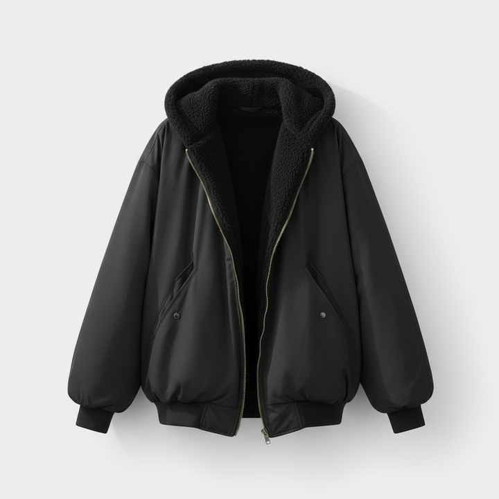 comfortable oversized jacket winter Women&