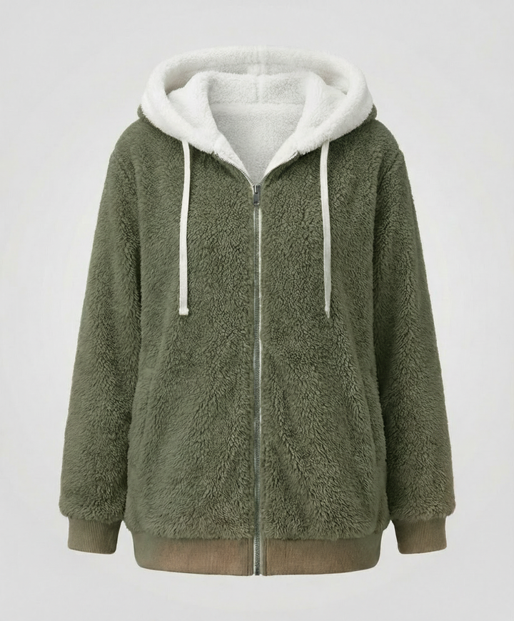 oversized jacket teddy women