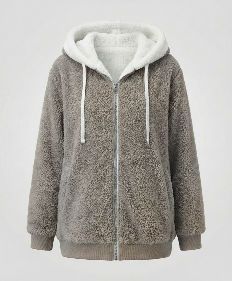 oversized jacket teddy women
