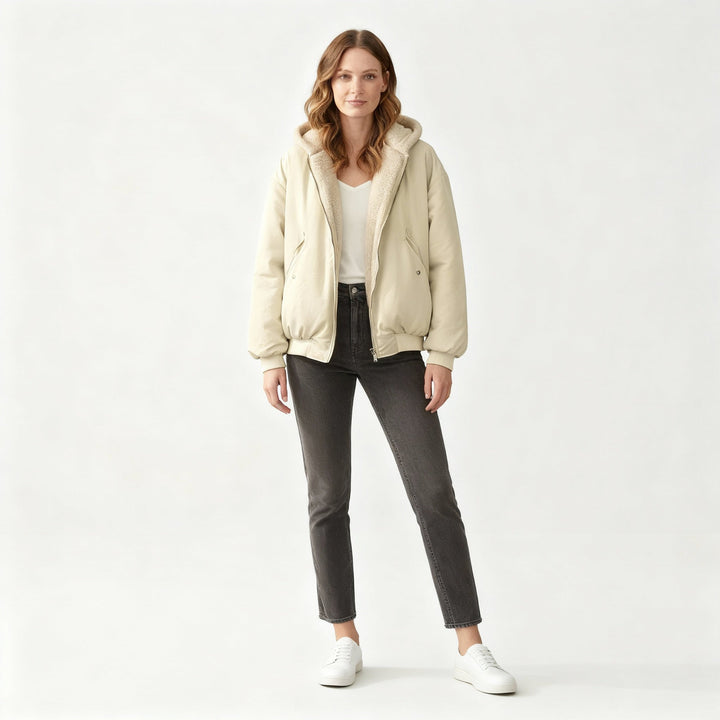 comfortable oversized jacket winter Women&