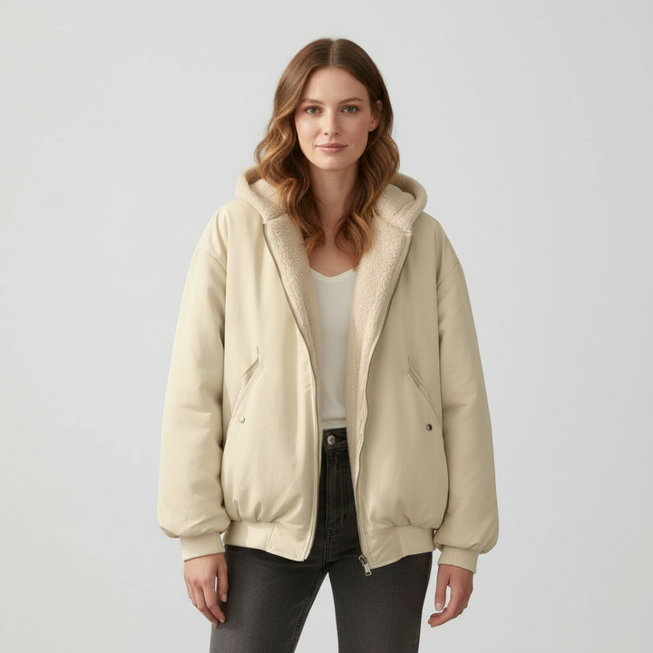 comfortable oversized jacket winter Women&
