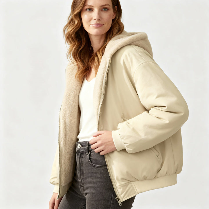 comfortable oversized jacket winter Women&