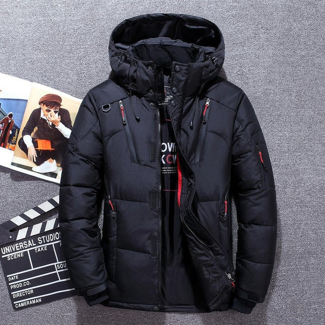 Jacket winter with hood - water-repellent jacket