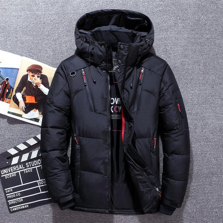 Jacket winter with hood - water-repellent jacket