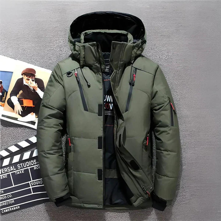Jacket winter with hood - water-repellent jacket