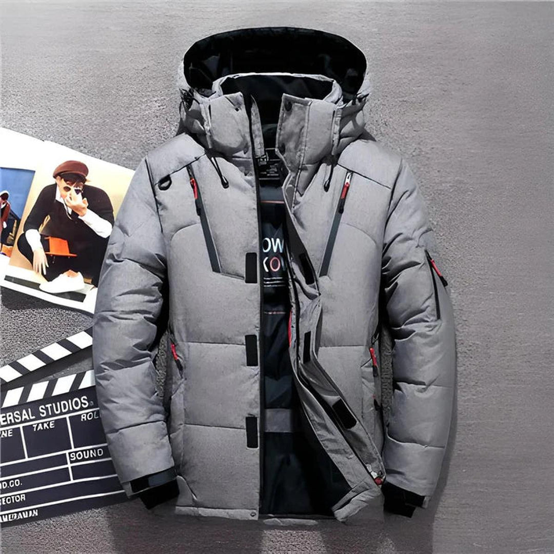 Jacket winter with hood - water-repellent jacket