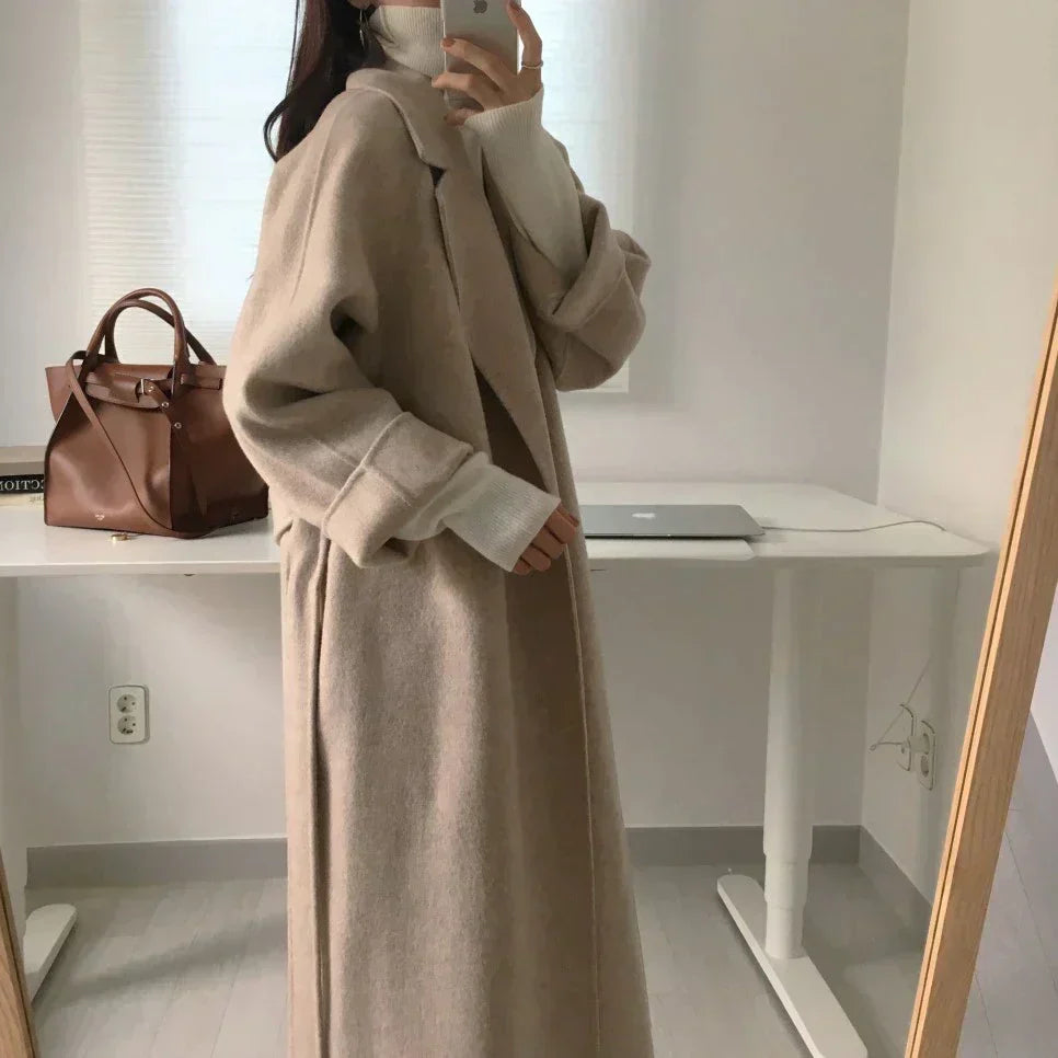 Classically fit long jacket winter for Women&