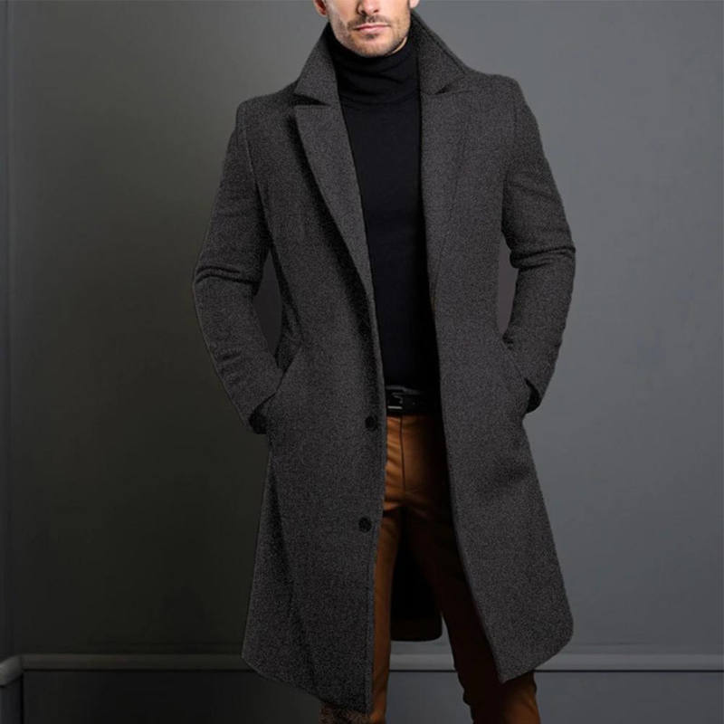 Jacket winter - Slim Fit long jacket