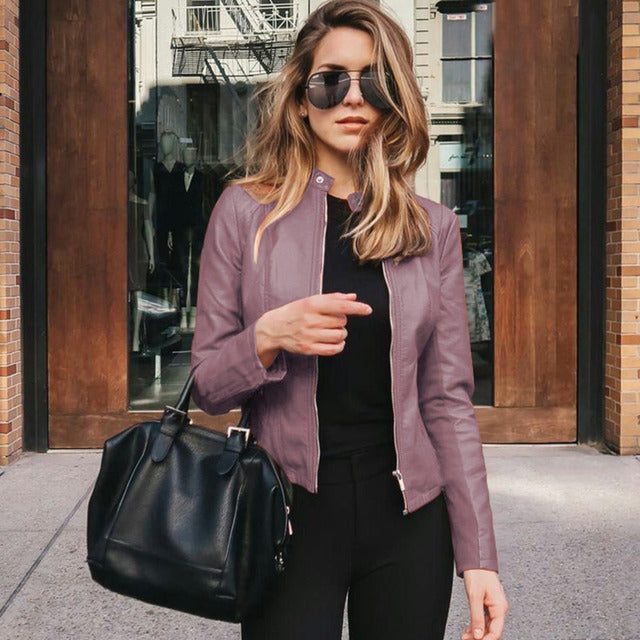 Leather Jacket for style Conscious women