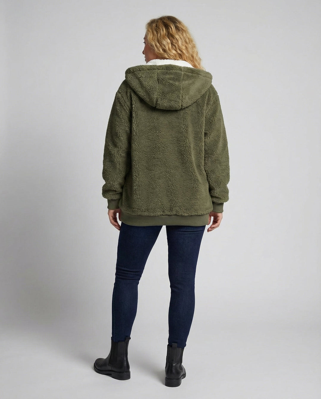 oversized jacket teddy women