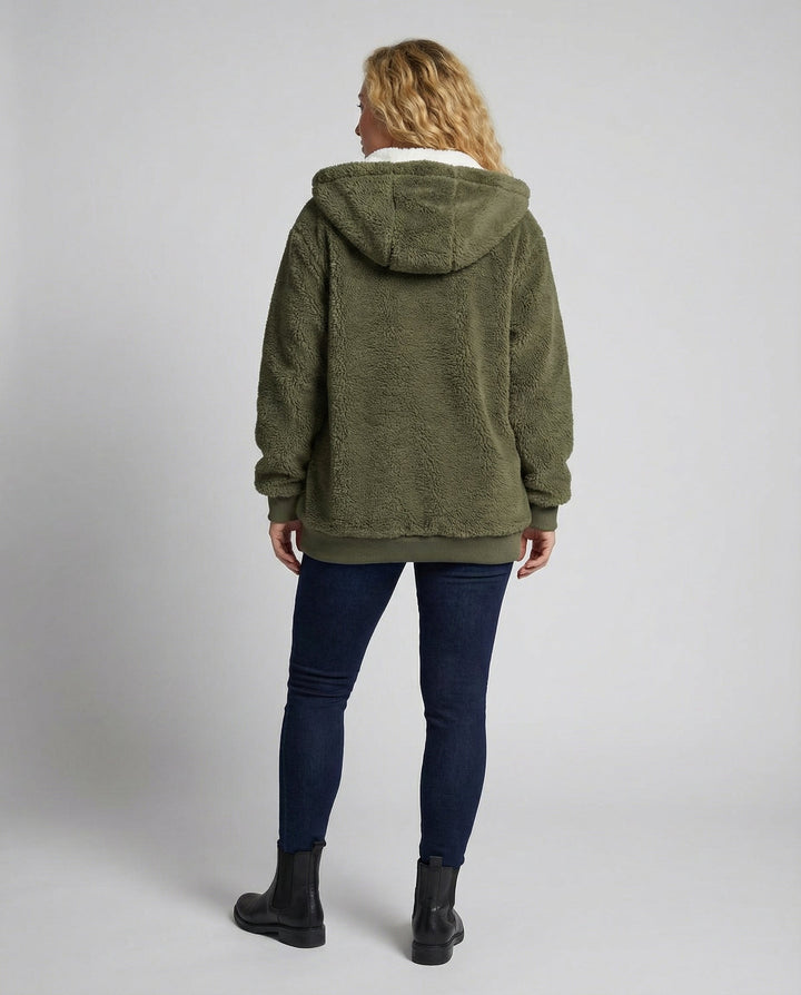 oversized jacket teddy women