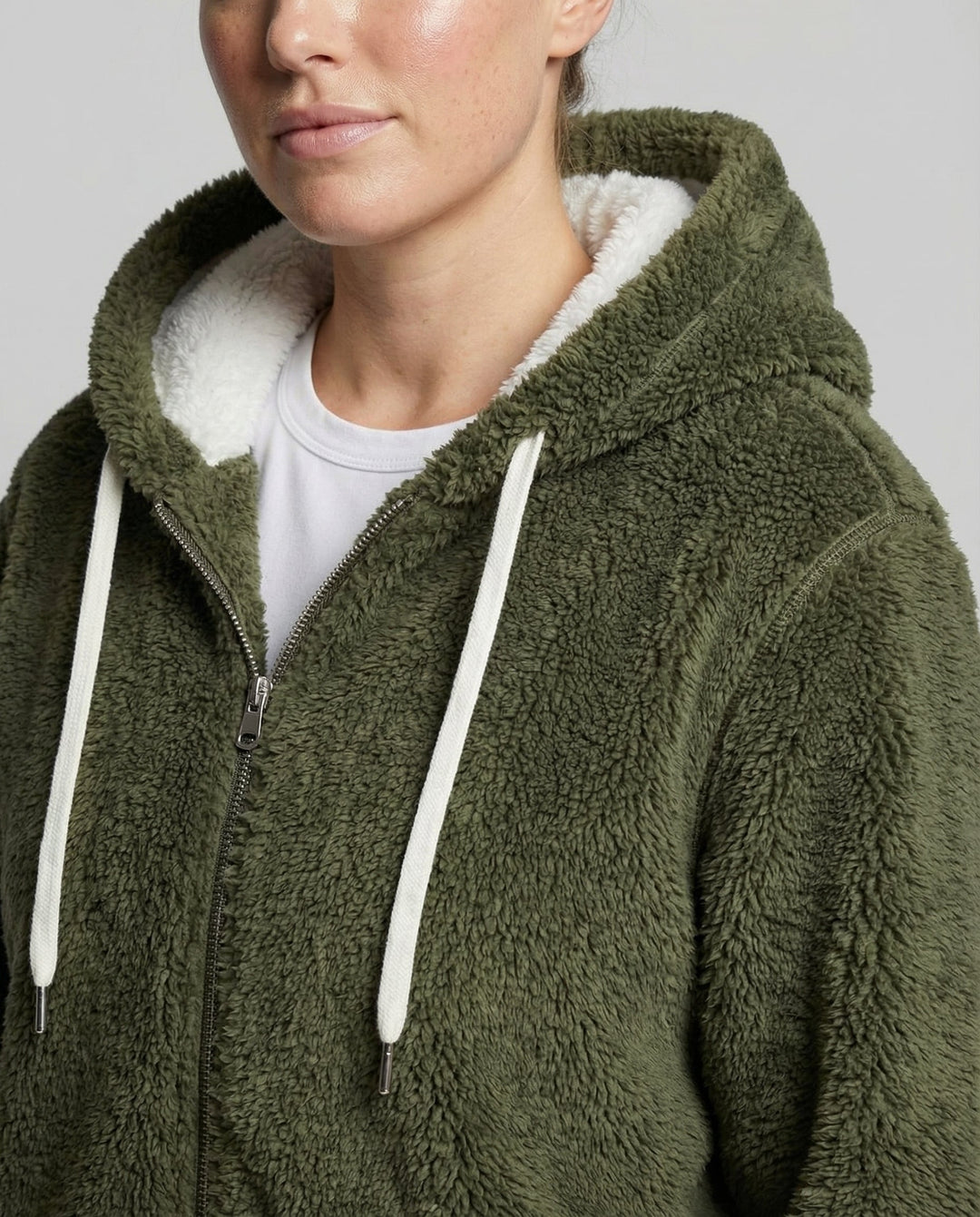 oversized jacket teddy women