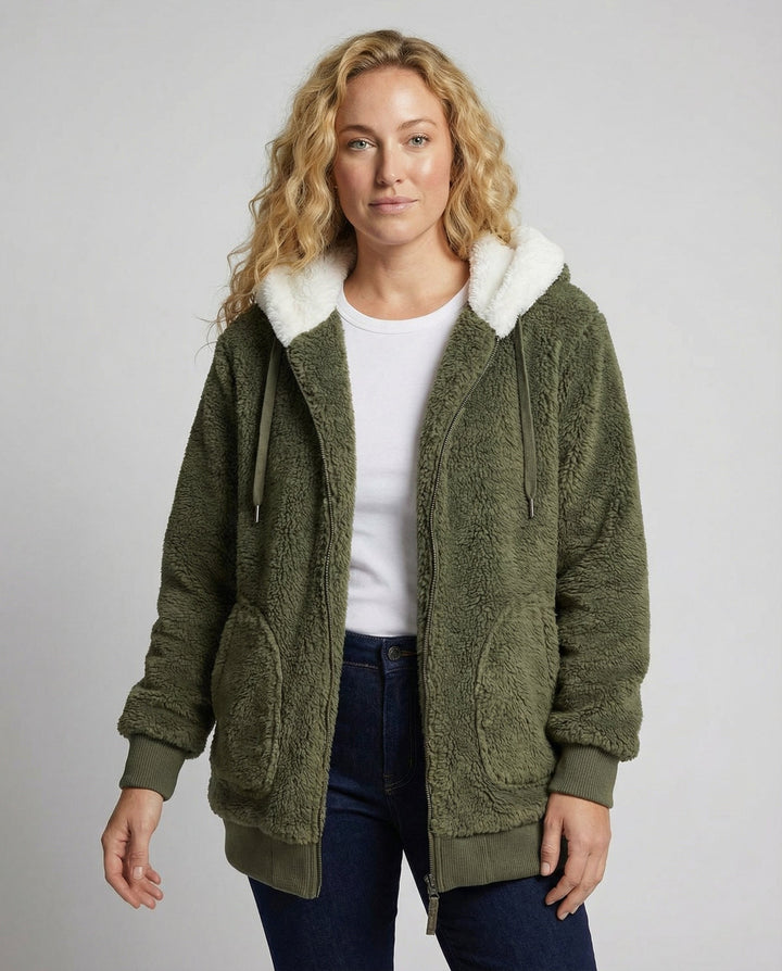 oversized jacket teddy women