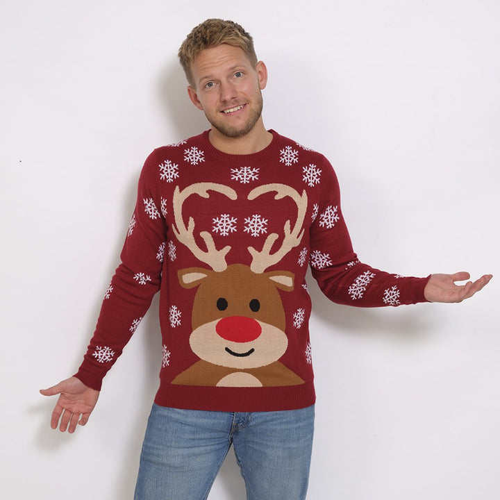 | Sweet Reindeer Christmas Sweater Men