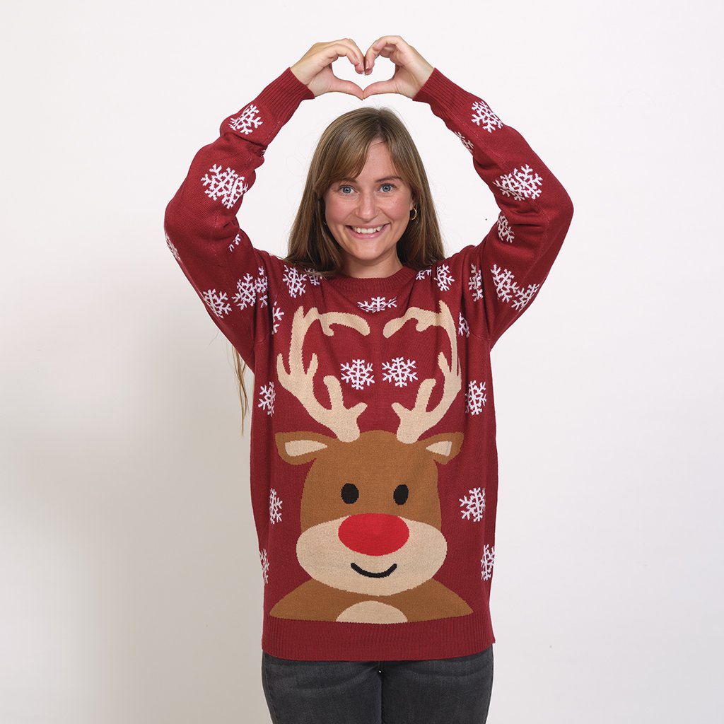 | Sweet Reindeer Christmas Sweater Men