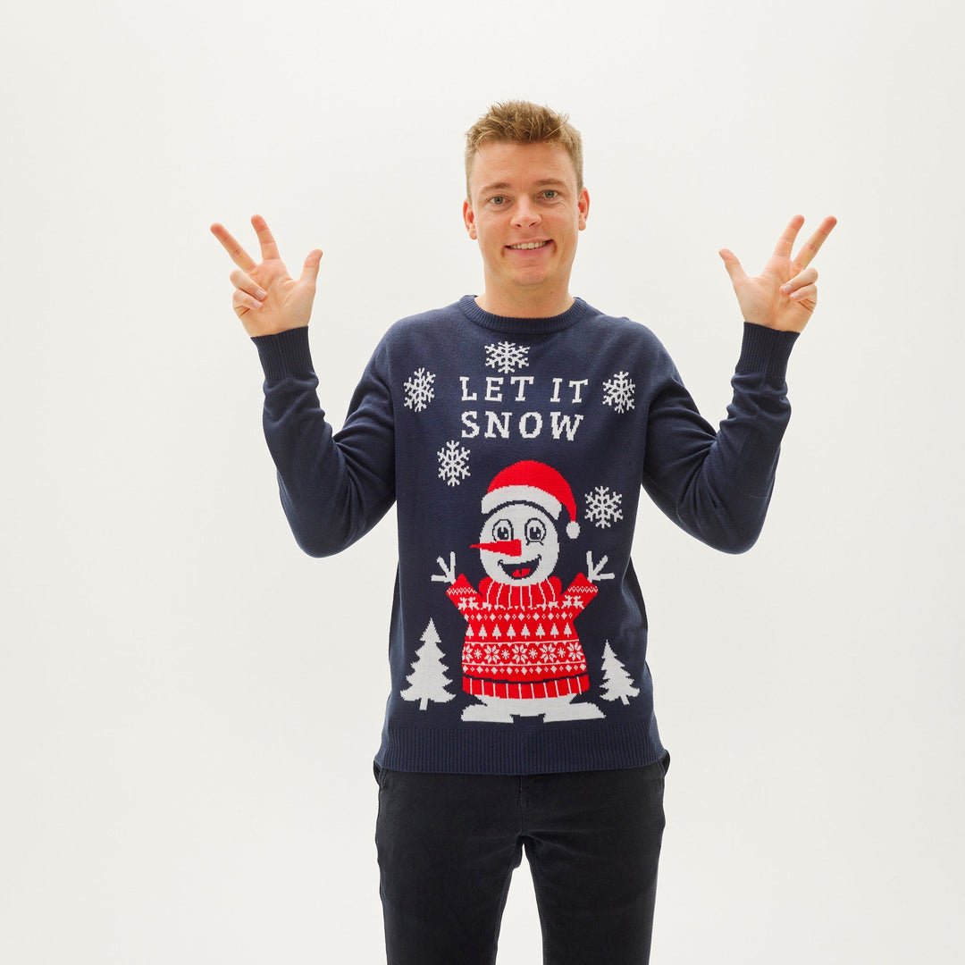 | Let It Snow Christmas Sweater Men