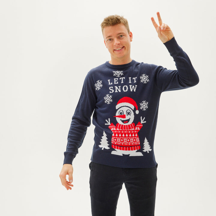 | Let It Snow Christmas Sweater Men
