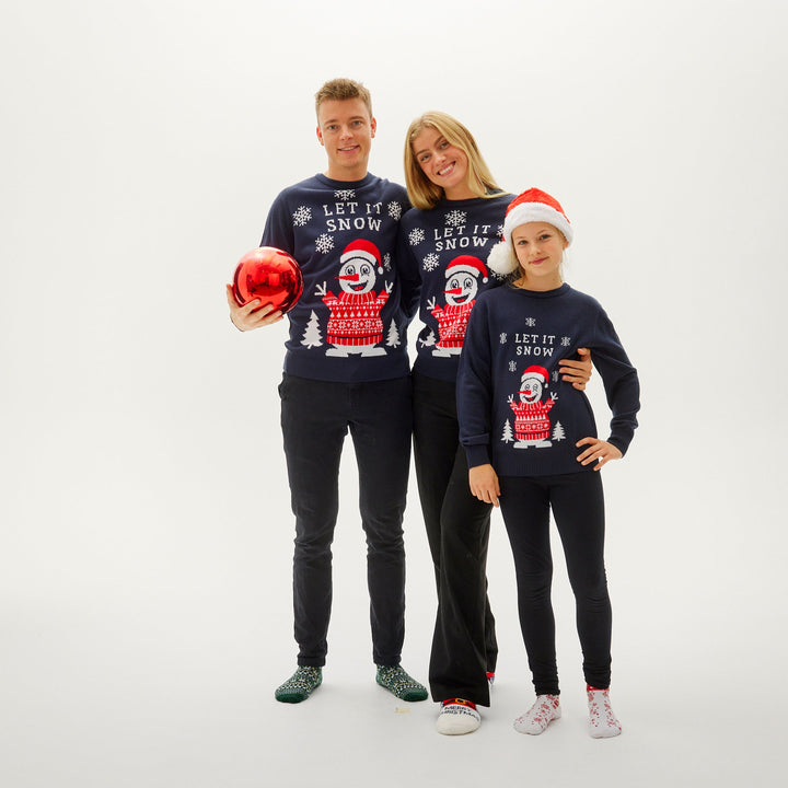 | Let It Snow Christmas Sweater Men