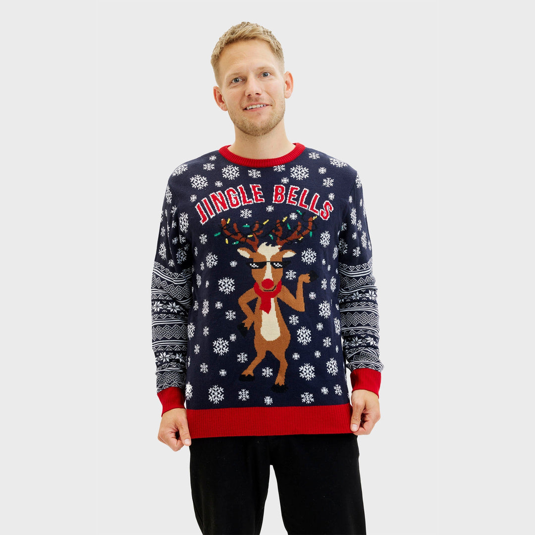 | Jingle Bells Christmas Sweater Men