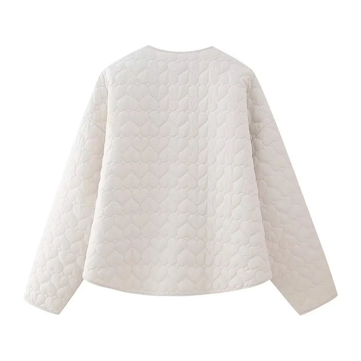 | Padded vests with heart pattern
