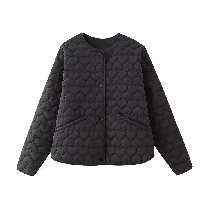 | Padded vests with heart pattern