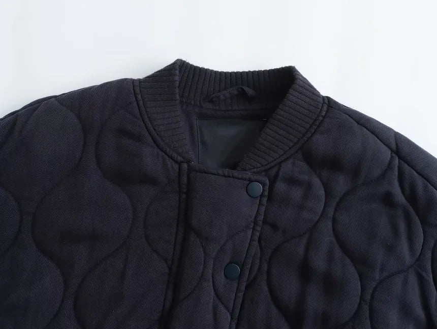 Cotton kamizelkas with round neck