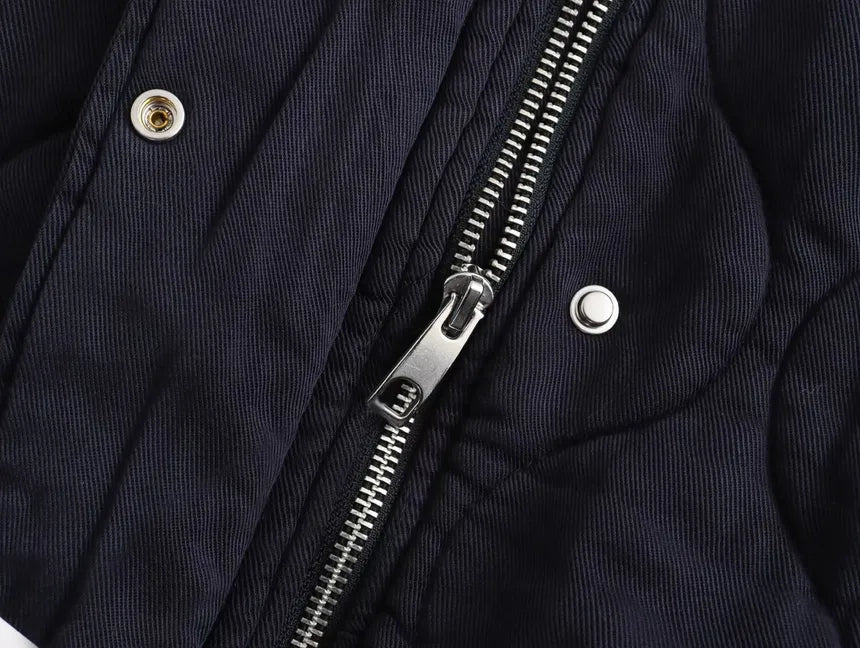 Cotton kamizelkas with round neck