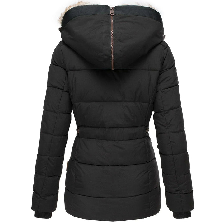 Down coat down with faux Fur hood warm water-resistant &amp; padded jacket winter