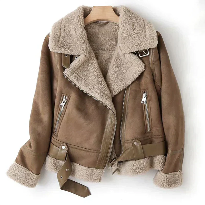 Jacket with Sherpa lining