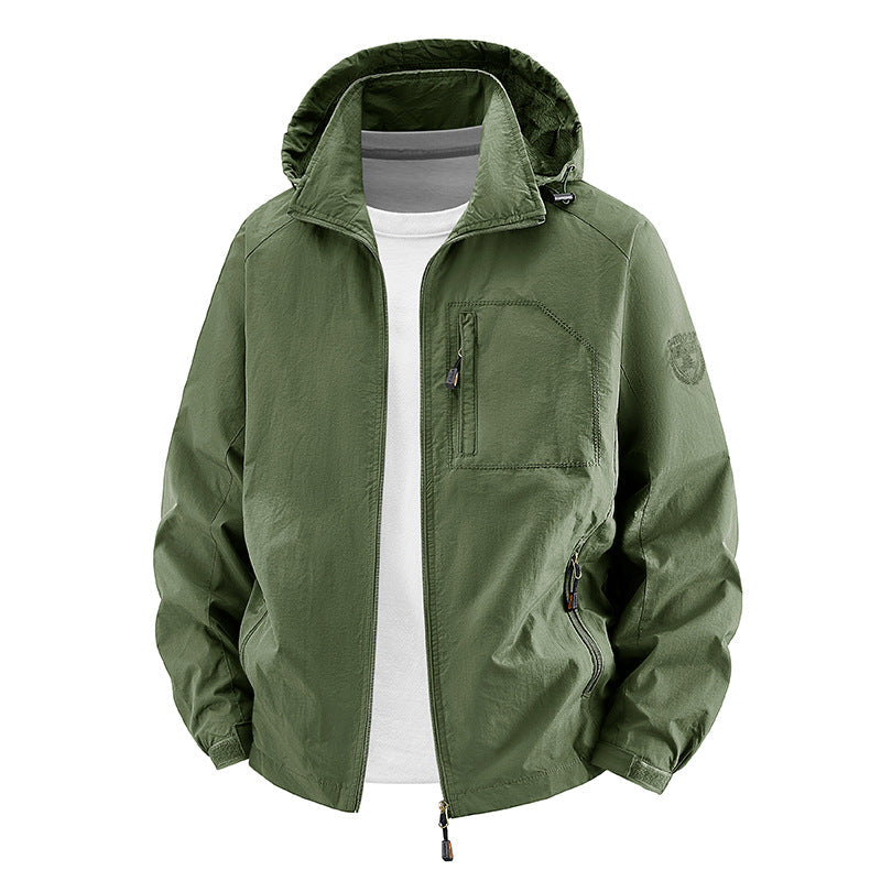 Jacket unisex water-resistant breathable lightweight