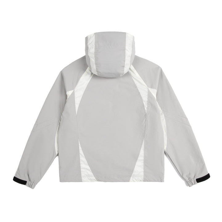 Unisex Lightweight Rain and Softshell Jacket with Hood, Adjustable Hem and Zip Pockets