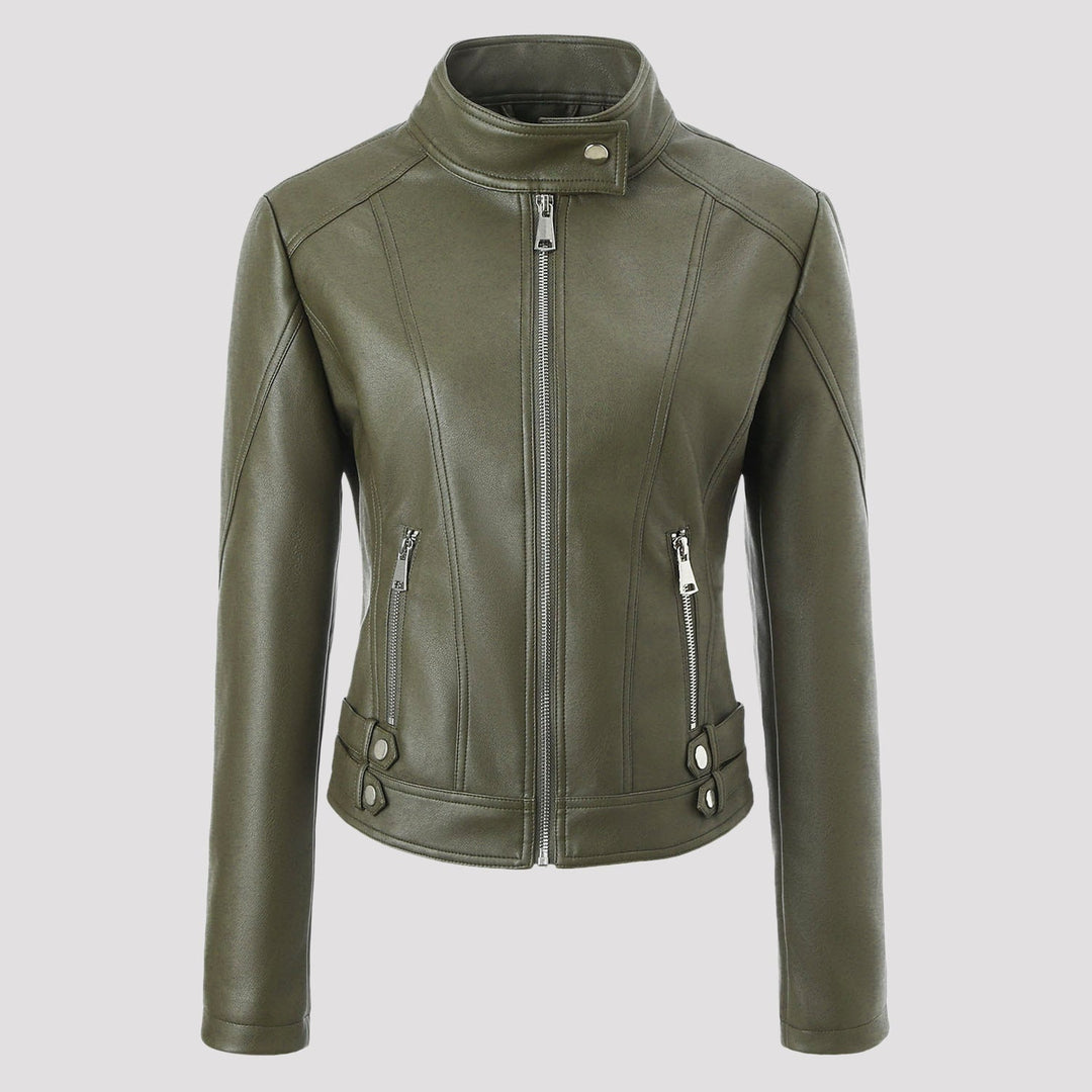 Jacket with Faux leather Women&
