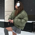 Jacket quilted Women's Windproof lightweight padded
