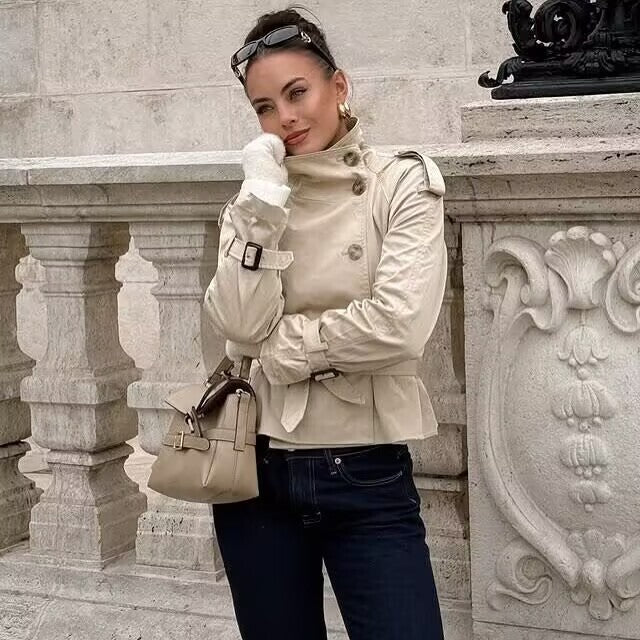 Coat trench coat women&