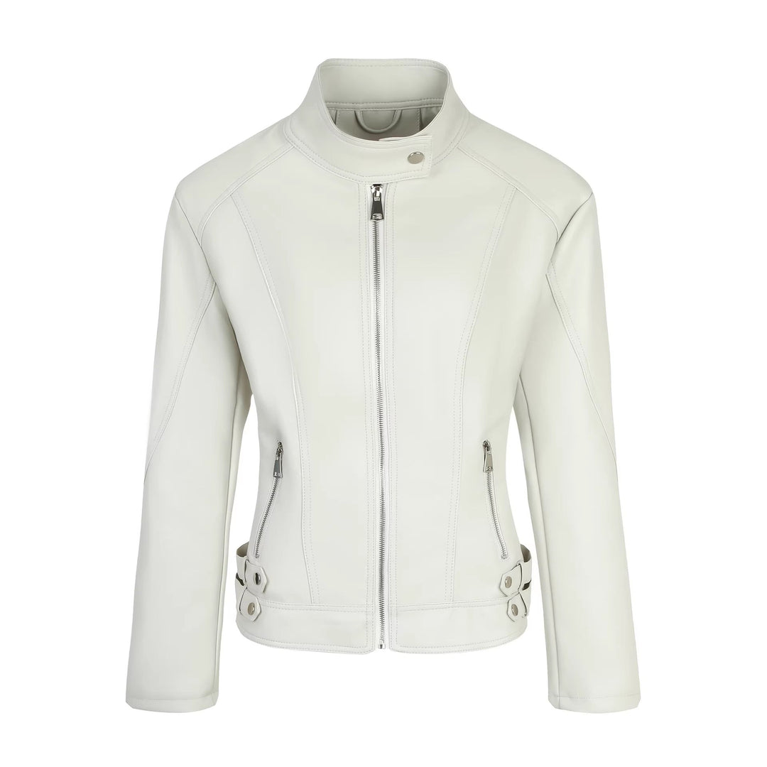 Jacket with Faux leather Women&