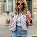 Jacket Quilted Women's Stylish Casual Elegant