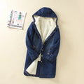 Parka women's water-resistant lightweight padded
