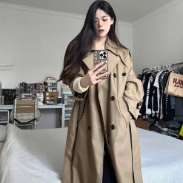 Coat trench coat women&