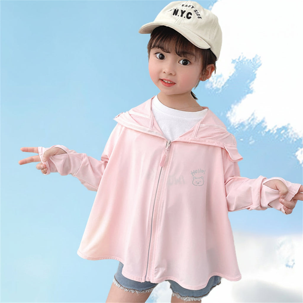 Ladies lightweight UV protection jacket with zip